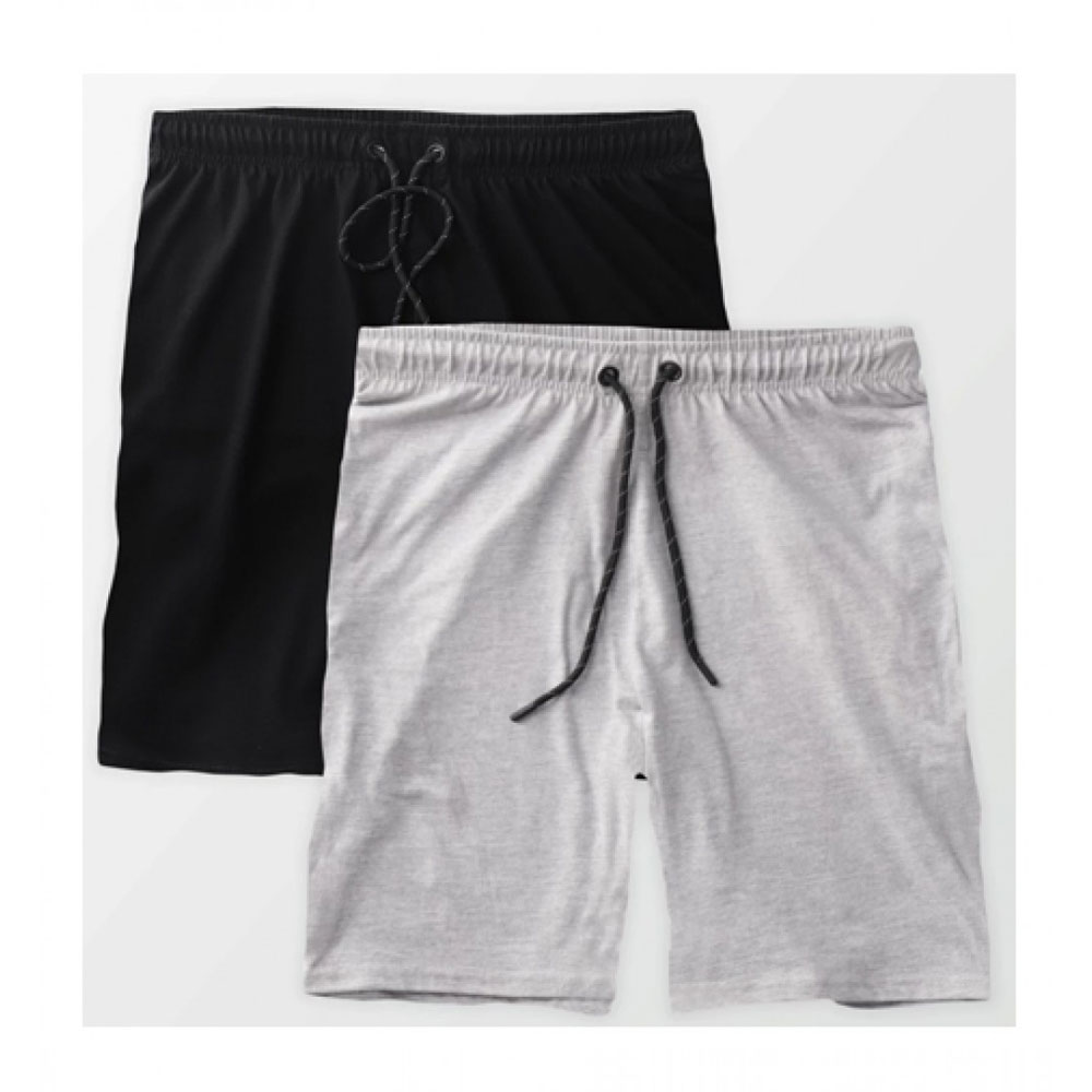 Casual-Shorts-For-Men-Grey-Black.jpg Casual Shorts For Men Black - Image 1
