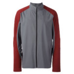 Stadium' Jacket Grey And Red