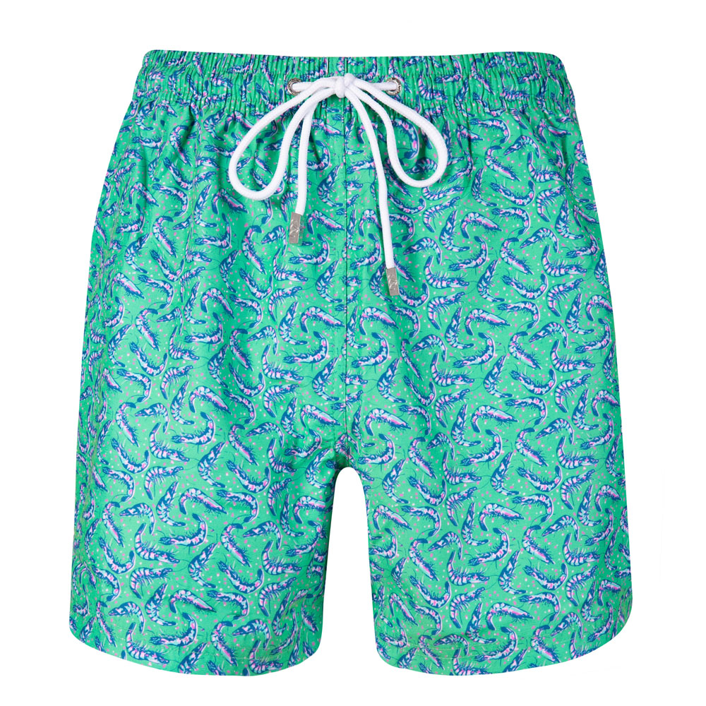 The-Winking-Prawn-Green-Swim-Short.jpg The Winking Prawn Green Swim Short - Image 1