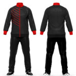 Men Blank Jogging Black Tracksuit