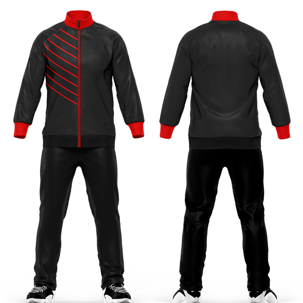 Wholesale-Sport-Winter-Suits-100-Polyester-Tracksuit-Fabric-Jogging-Suits-Men-Blank-Plain-Black-Tracksuit.jpg Men Blank Jogging Black Tracksuit - Image 1
